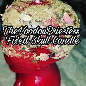 Fixed Ritual Skull Candle