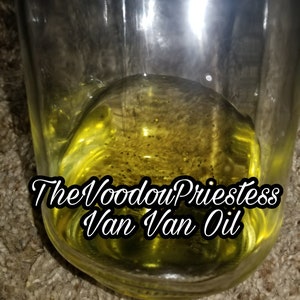 Authentic Van Van Oil Voodoo Hoodoo Occult Ritual Essential Herbs Magic Tarot Affirmations Nature Root work Candles Manifestation Twin Flame
