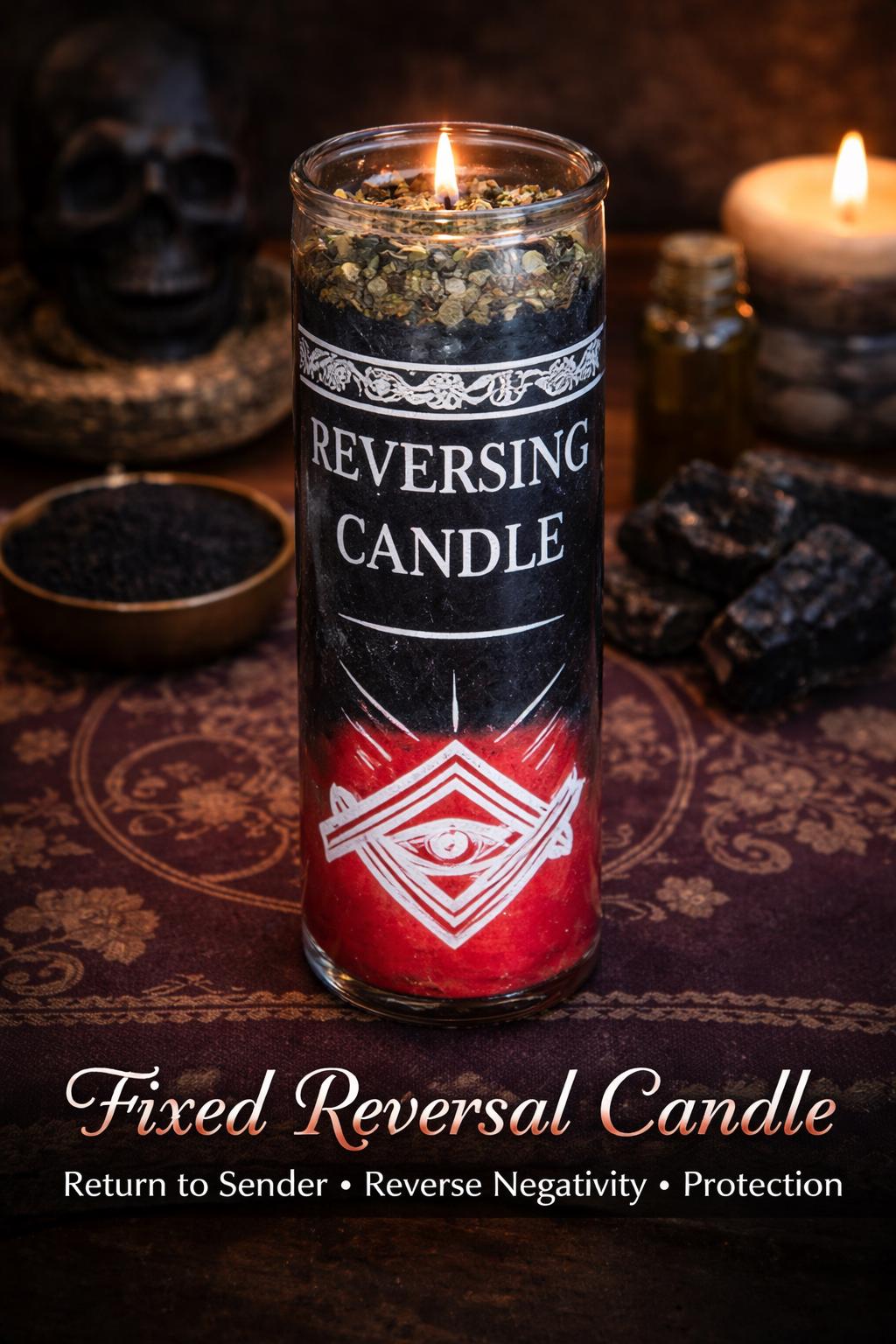 The Voodou Priestess Fixed Reversal Candle: Black Magic, Return to ...