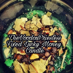 FIXED Green Tall Lucky Money Candle Voodoo Wicca Witchcraft Spells Voodoo Magiclevoodoushop The Voodou Priestess