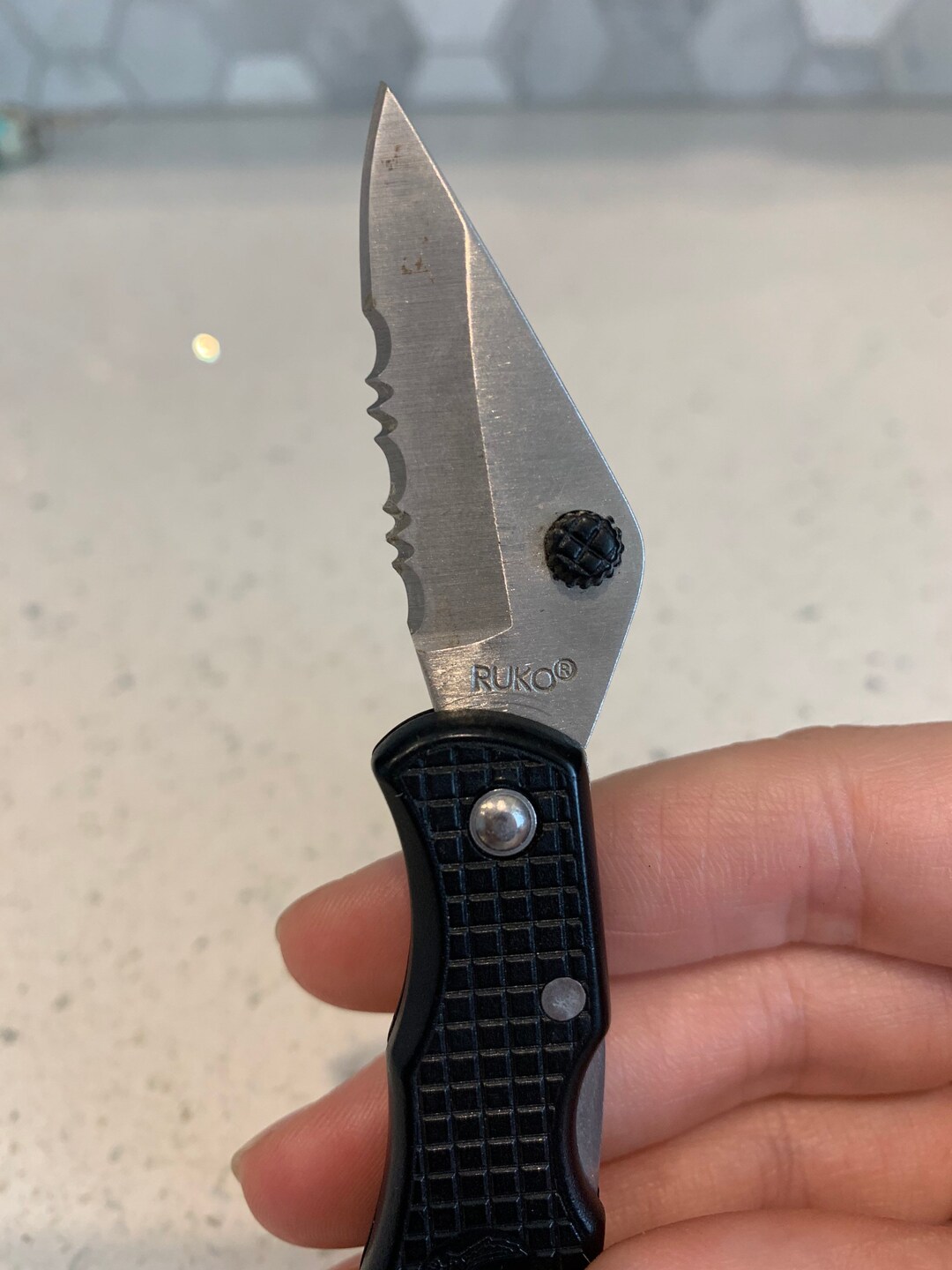 Ruko Stainless Steel Folding Knife, Pocket Knife, Ruko, Man Cave, China