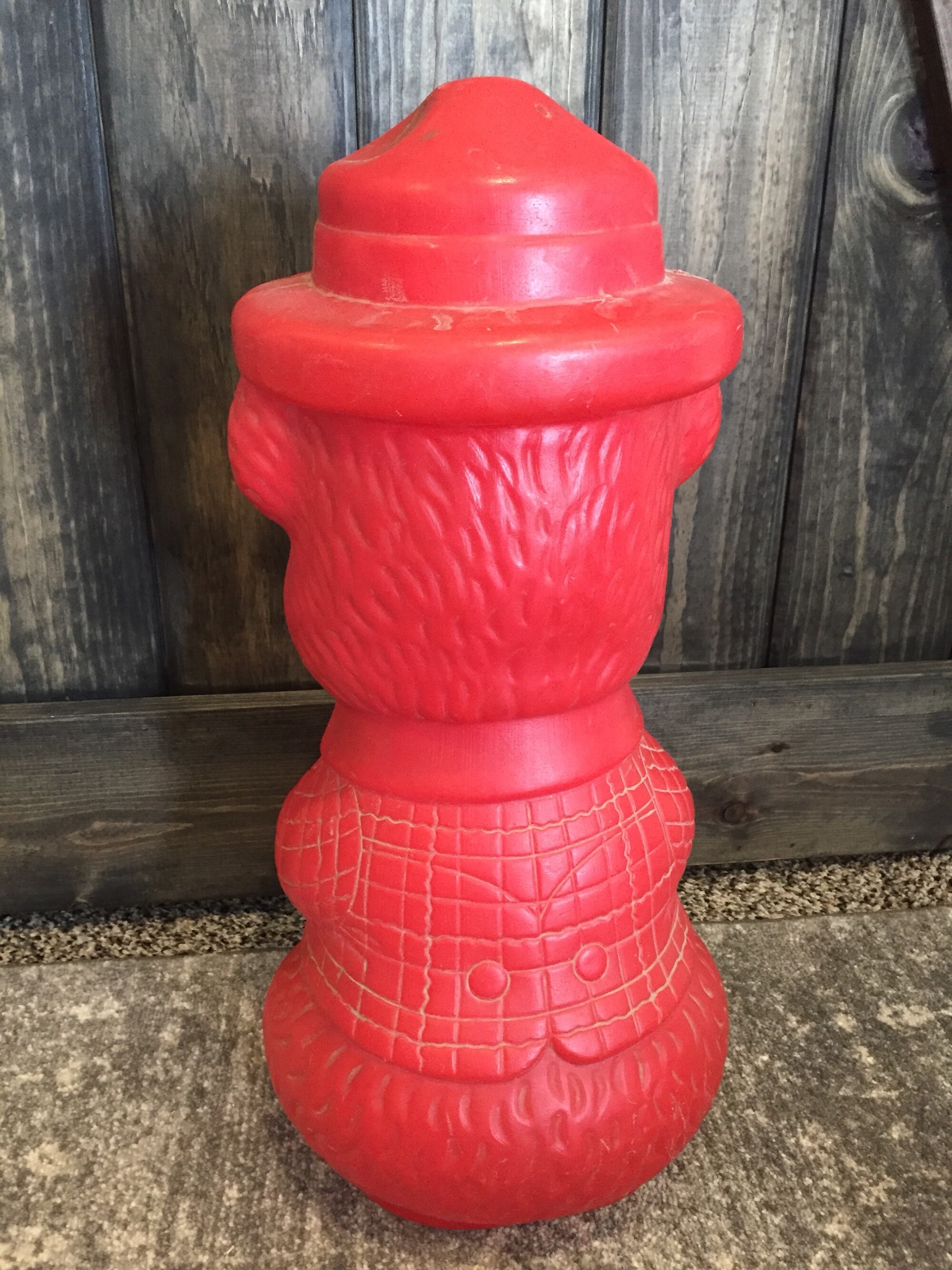 Large Red Plastic Piggy Bank AJ Renzi Corp Big Piggy Bank Etsy