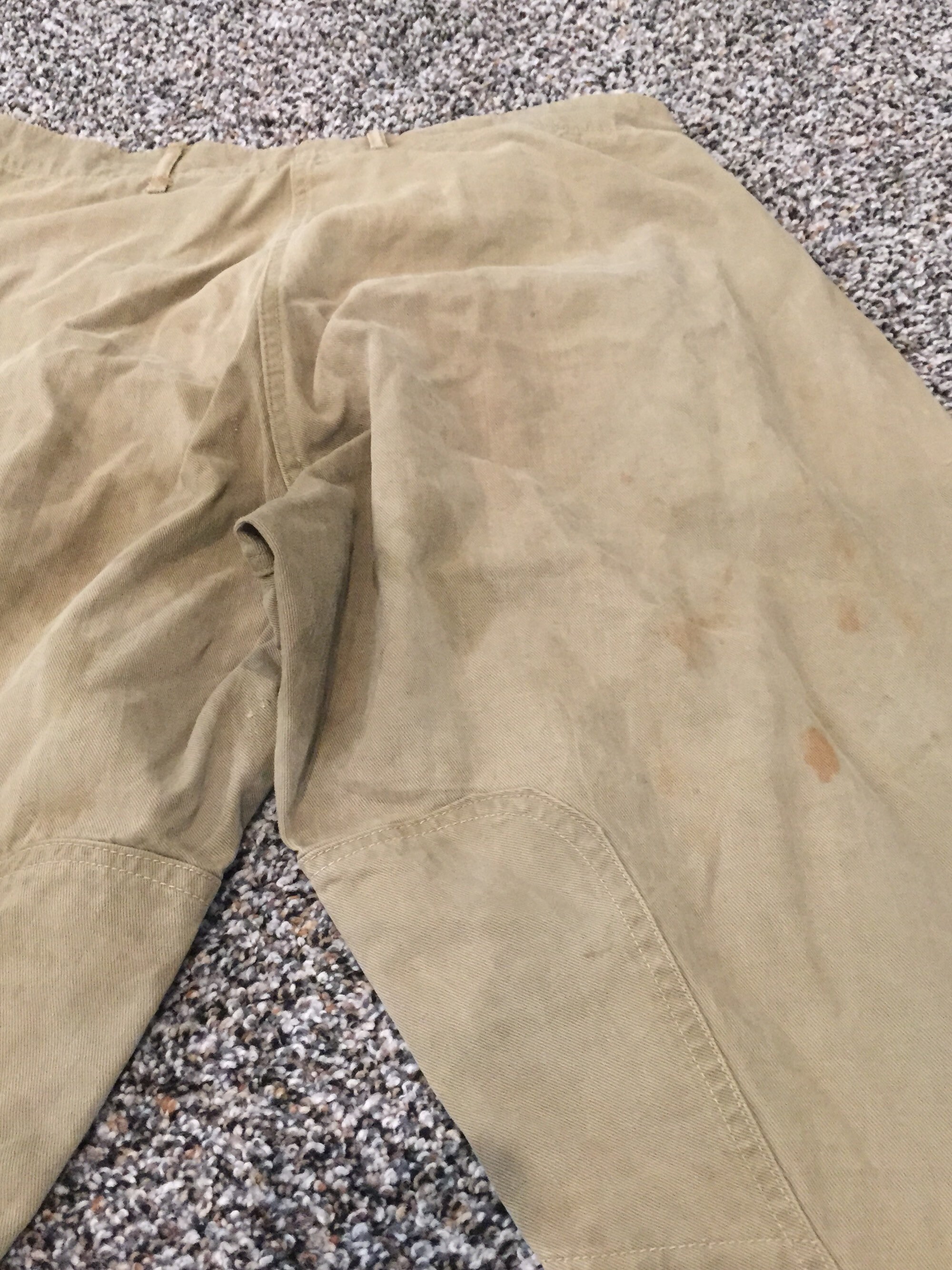 Khaki Equestrian Horse Riding Pants, Vintage Jockey Pants, Lace Up