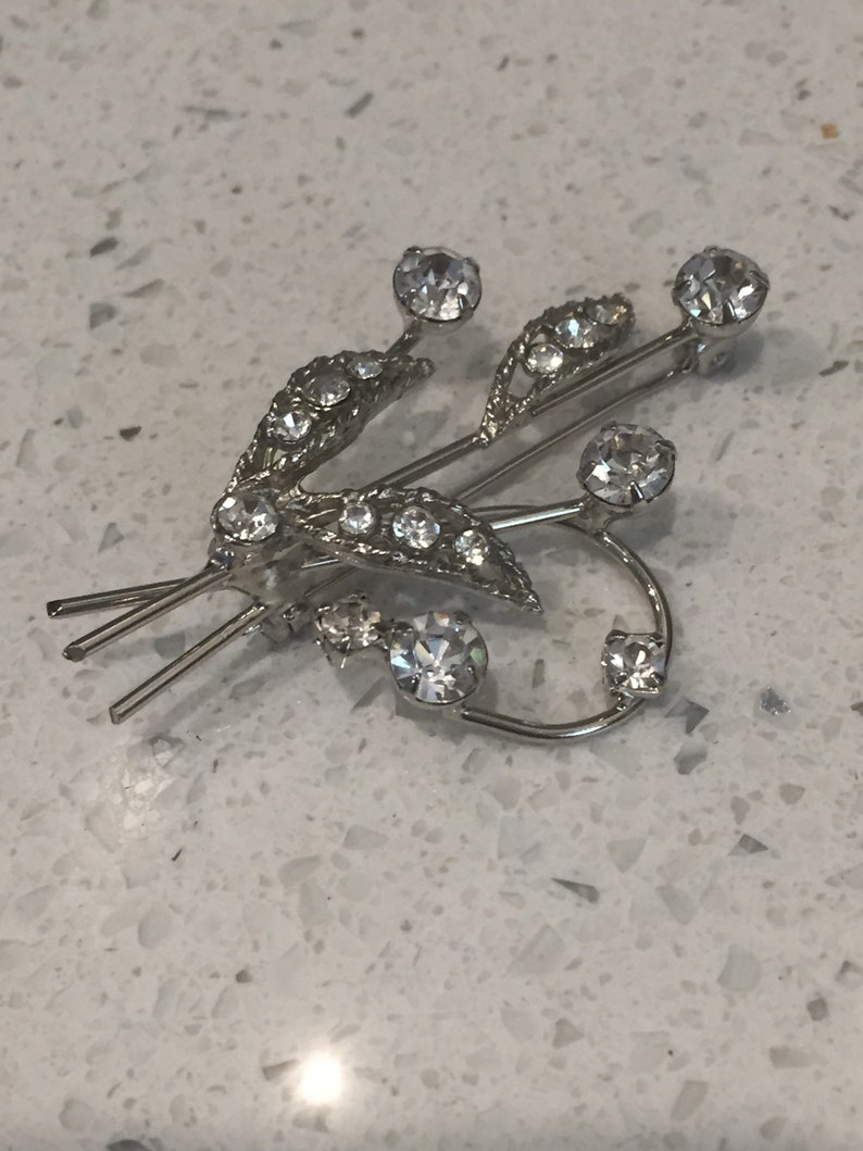 sparkly brooch