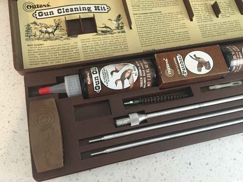 Outers Rifle Cleaning Kit, Model 477243, for Calibers .243, .244, .246