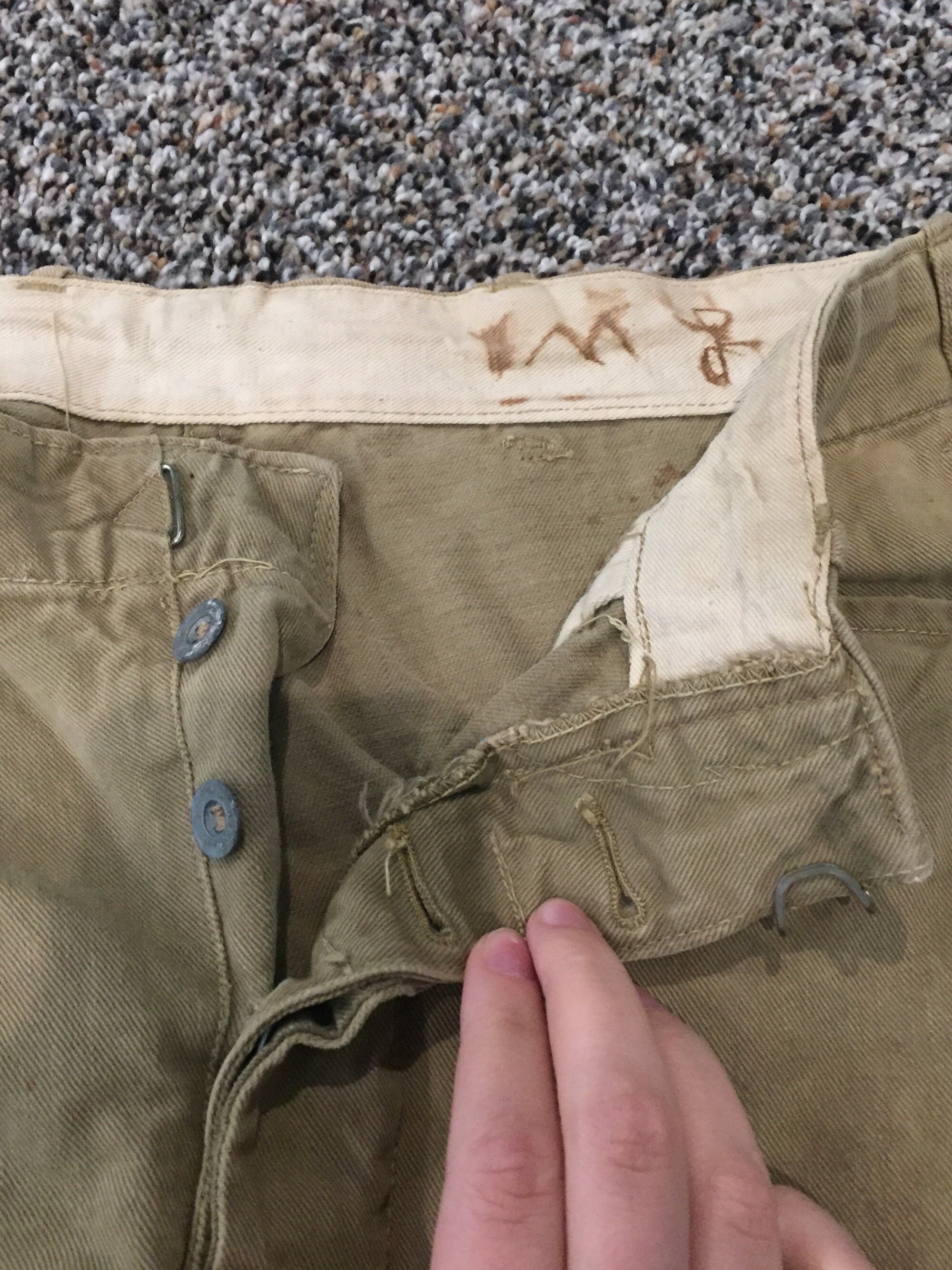 Khaki Equestrian Horse Riding Pants, Vintage Jockey Pants, Lace Up