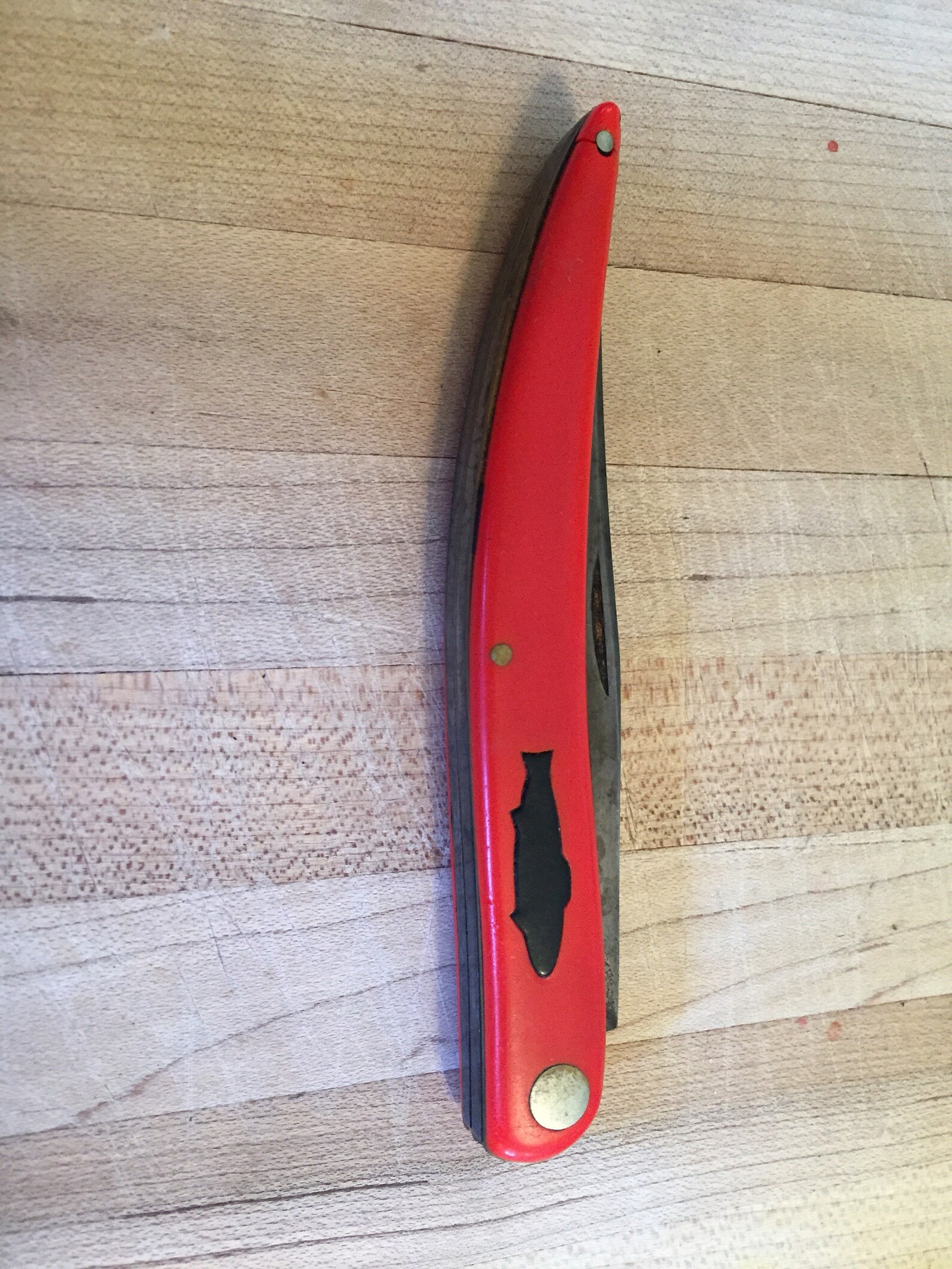 On Sale Pocket Knife 1920's Red Bakelite Western States Etsy