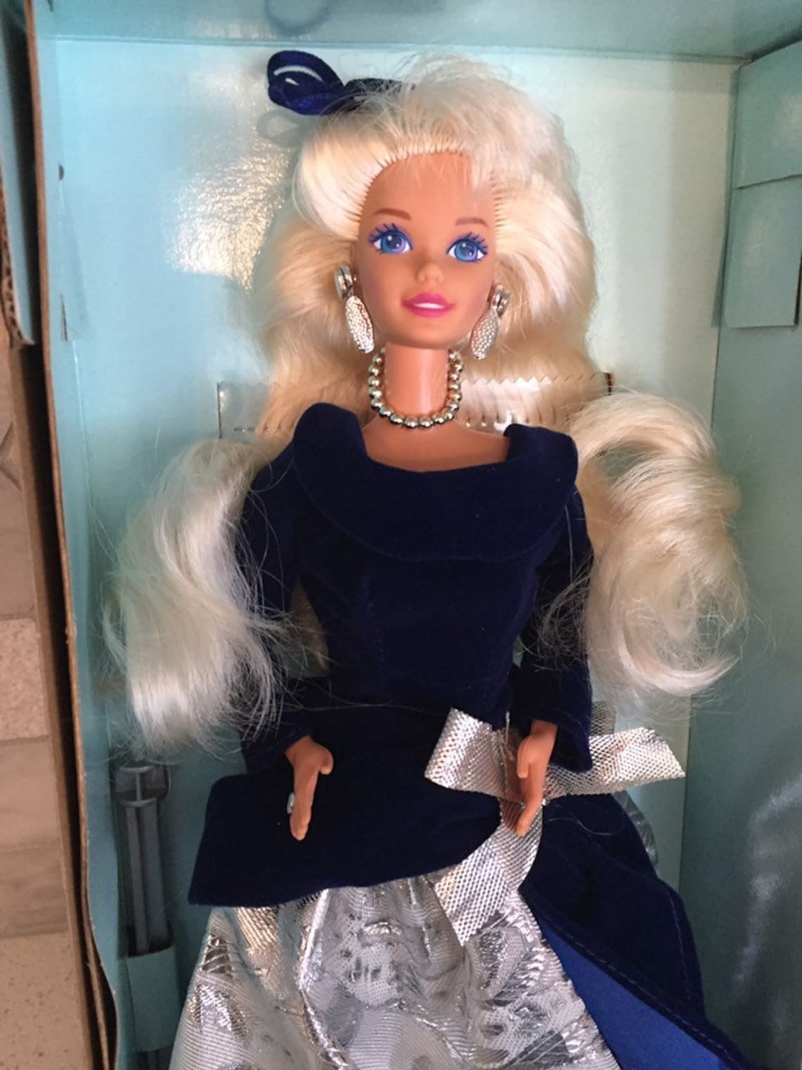 Avon Exclusive Winter Velvet Barbie, 1995 Barbie, Doll, Collectible