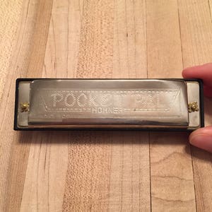 Harmonica, Pocket Pal Hohner Harmonica, 10 hole C, Made in China, Instrument image 1