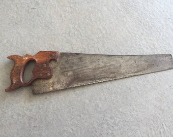 Lakeside L8 Hand Saw, Vintage Saw, Lakeside, Tool, Man Cave, Saw