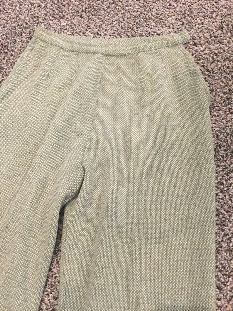 Wide Leg Womens Uniqie Pants stylish Fancy Vintage Womens High Waisted Knit Pants Vintage Dressy Green Trousers Dress Tall Pants