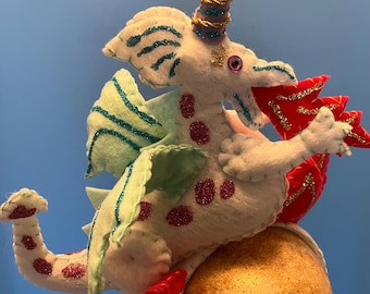 Dragon unicorn headpiece