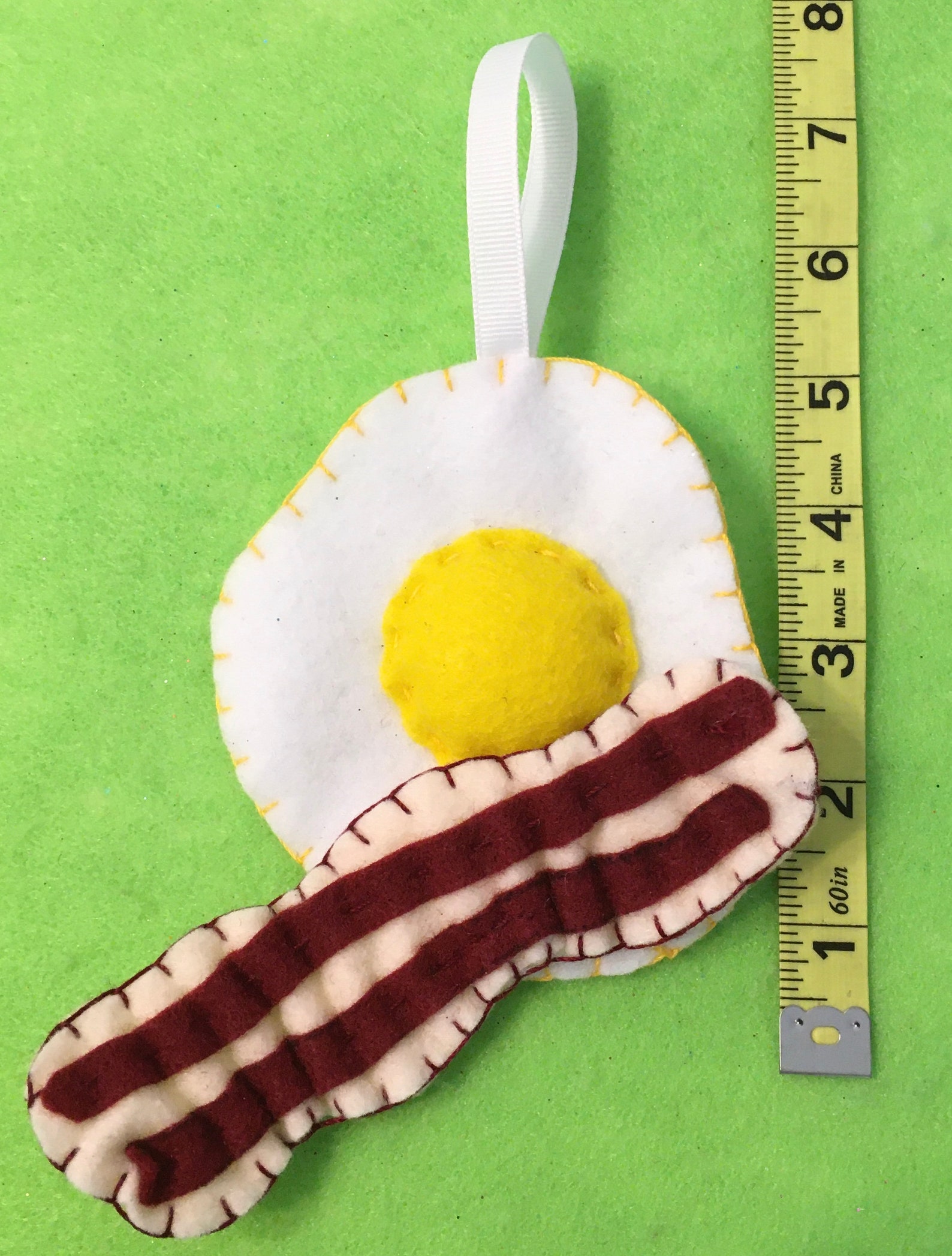 Felt Food Ornaments Hand Stitched Etsy