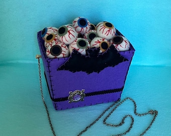 Goth cross shoulder hand bag