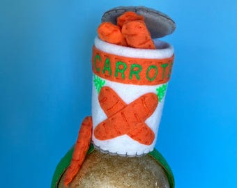 can of carrots headband