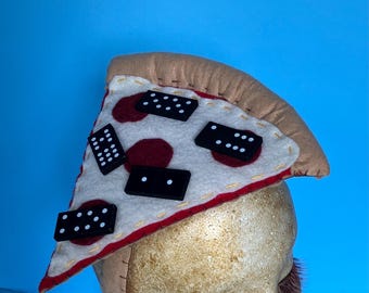 domino pepperoni pizza headband
