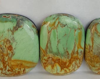 Australian Variscite with vinyl back