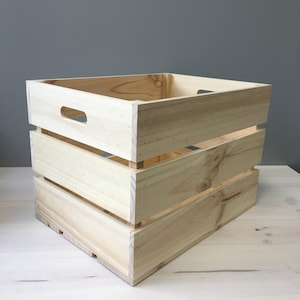 FRUIT BOX X-LARGE - wooden crate, wooden box, storage box, toy box