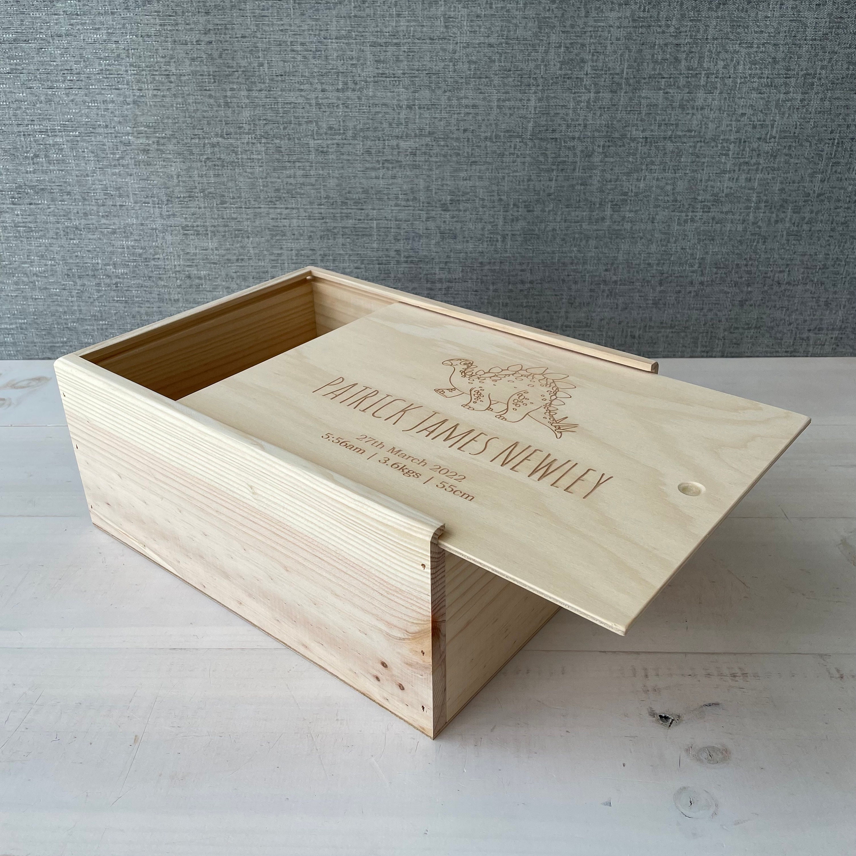 PERSONALISED BABY KEEPSAKE Memory Box Etsy Australia