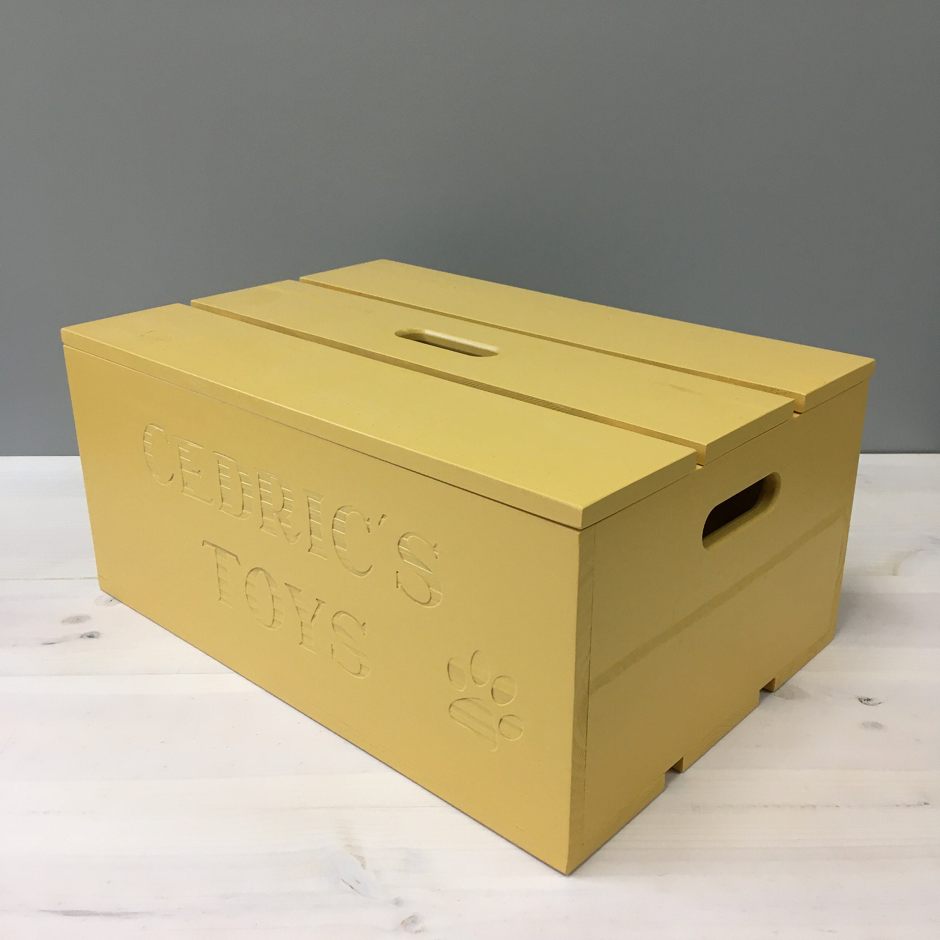 large personalised toy boxes