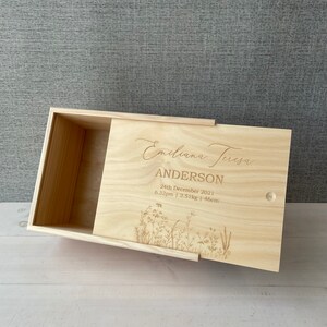 PERSONALISED BABY KEEPSAKE Memory Box image 3