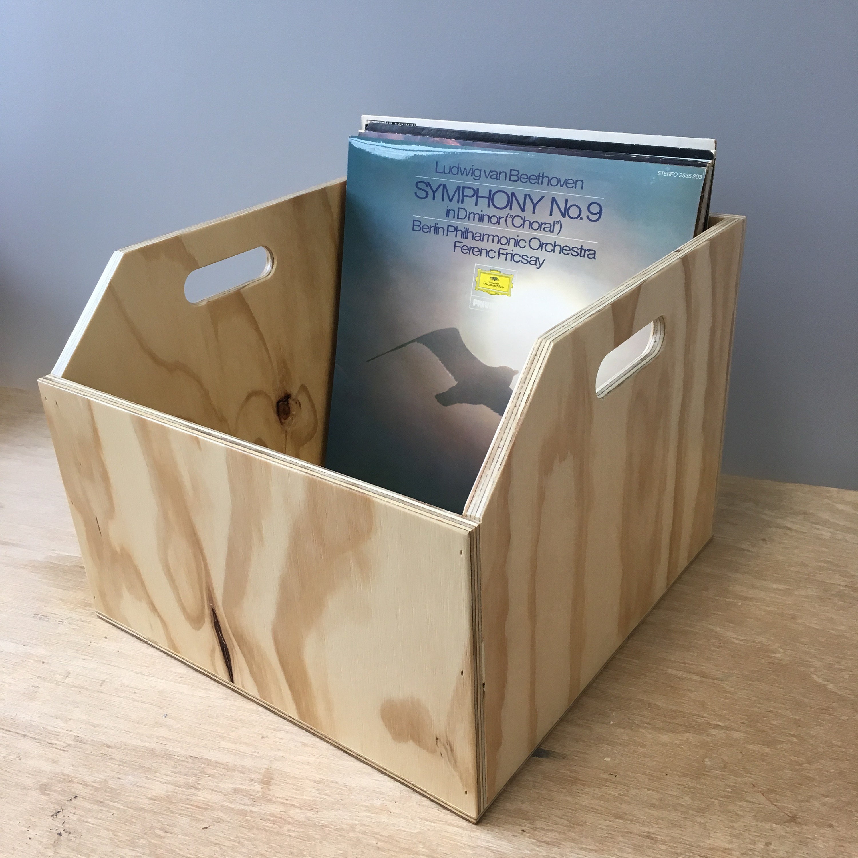 Record Storage Boxes Vinyl Storage Etsy Australia