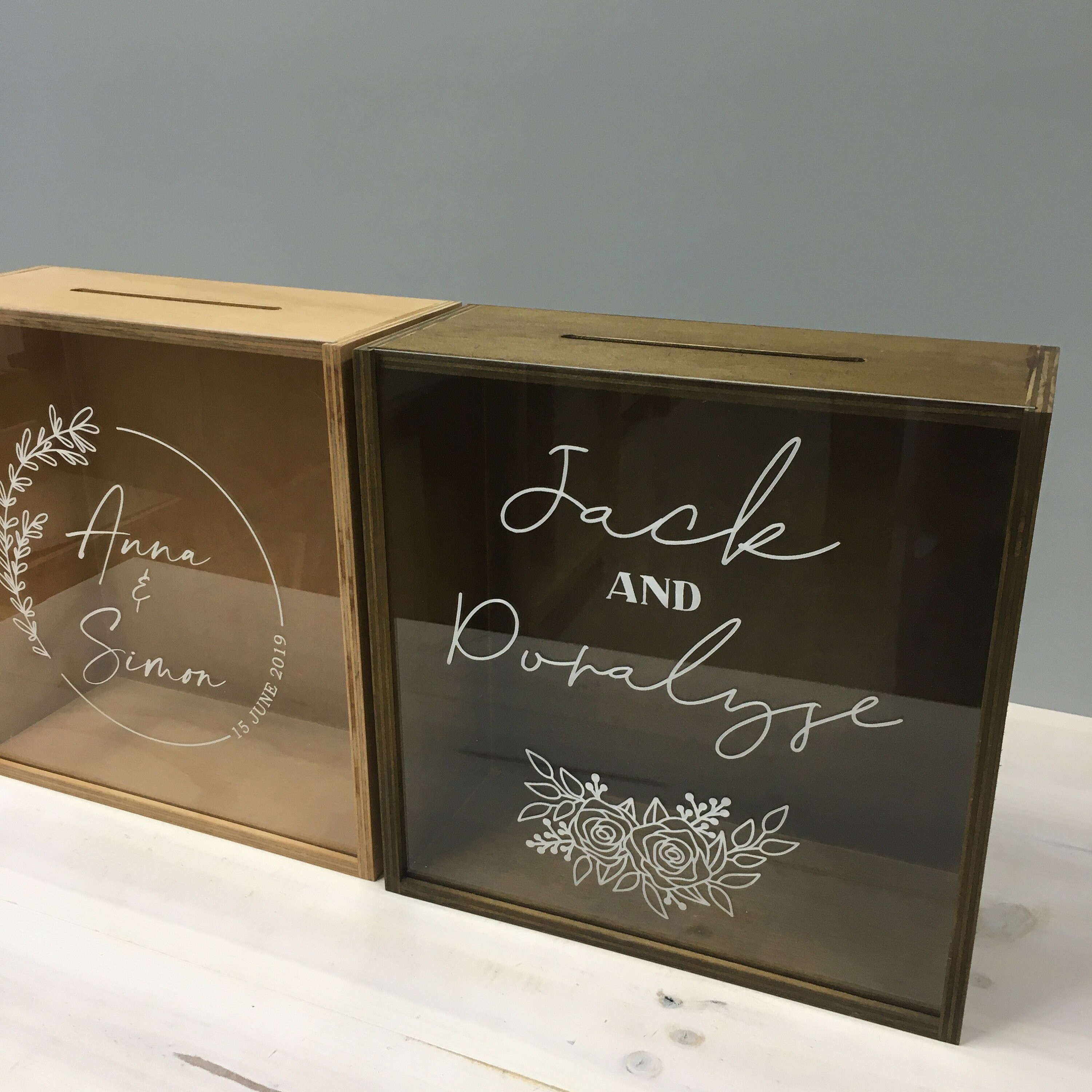 WISHING WELL BOX Personalised Wooden Wishing Well Wedding Etsy Australia