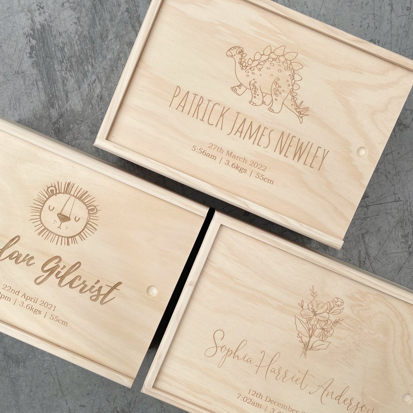 PERSONALISED BABY KEEPSAKE Memory Box Etsy Australia