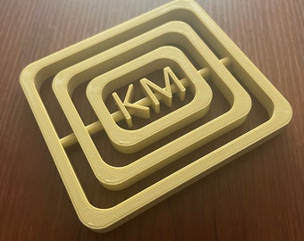 Your initials soap dish holder v1