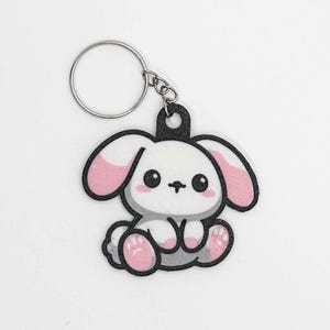 Cute Bunny Keychain