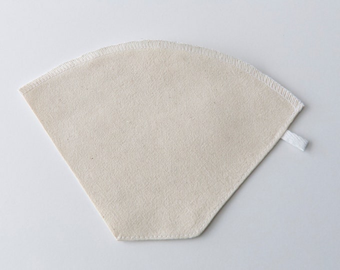 Reusable Cotton Coffee Filter Size 4 by the Unit Etsy