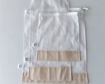 Reusable Cotton Produce Bags | Set of 3