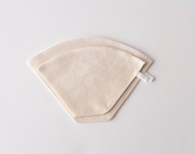 Reusable Cotton Coffee Filter Size 2 by the Unit Etsy