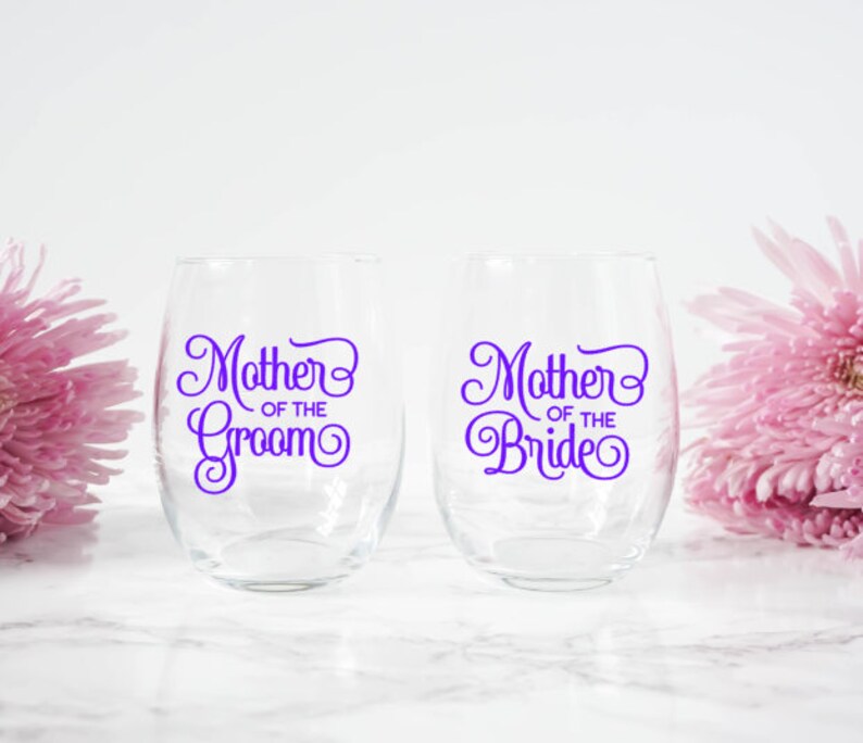 Mother Of The Bride Wine Glass Groom Gift