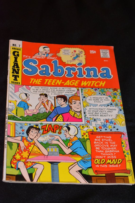 Sabrina The Theen Age Witch No 7 Archie Giant Series Etsy Sabrina The Theen Age Witch No 7 Archie Giant Series Etsy