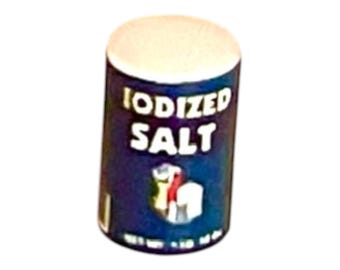 Dollhouse Miniature Salt Container. 1:12 Scale
