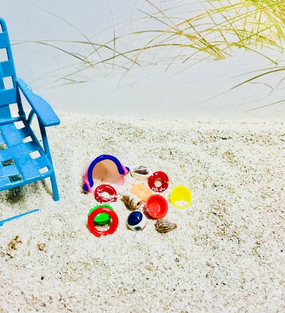 miniature beach toys