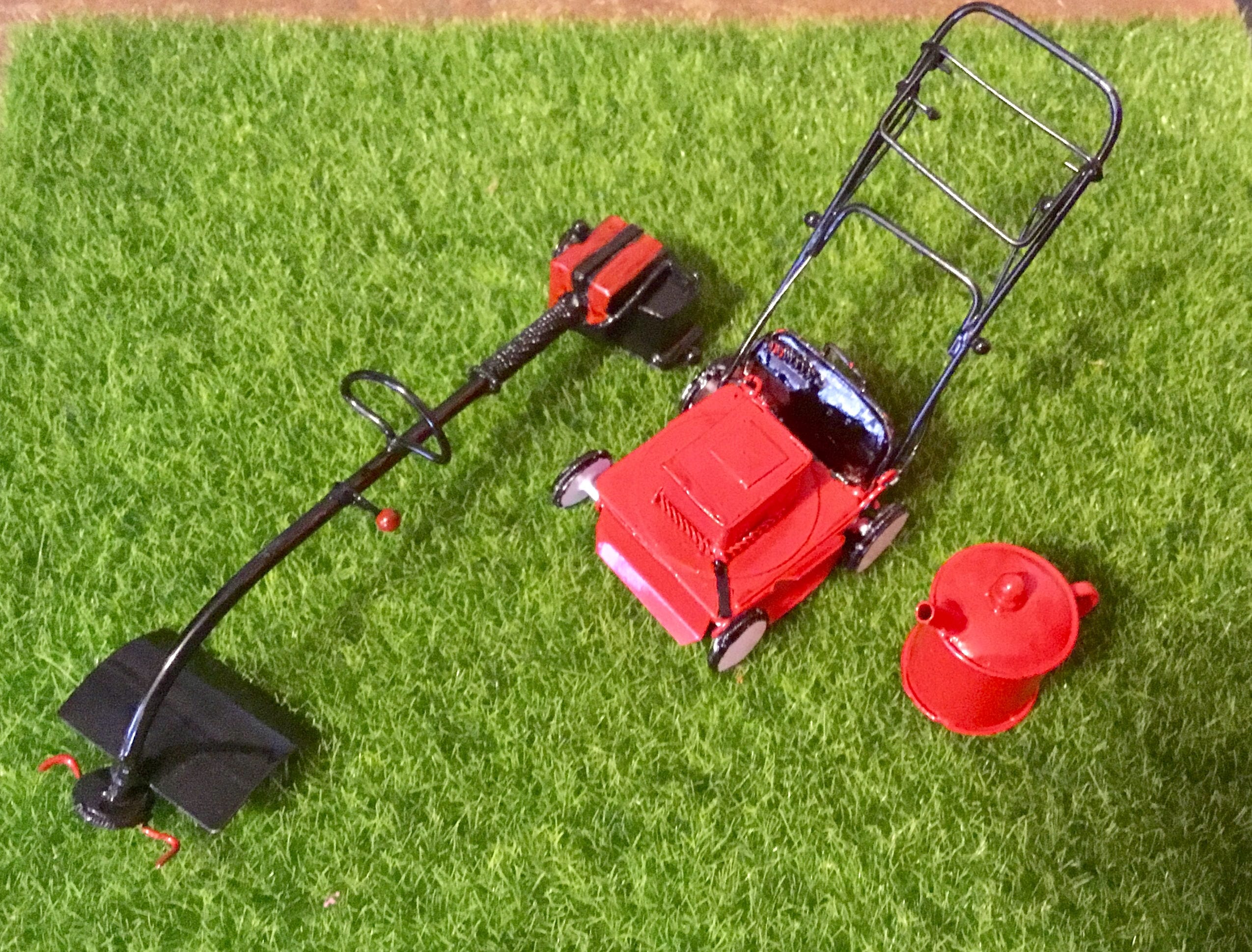 Miniature Lawn Mower Etsy