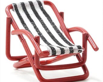 Sillón pequeño en miniatura para casa de muñecas