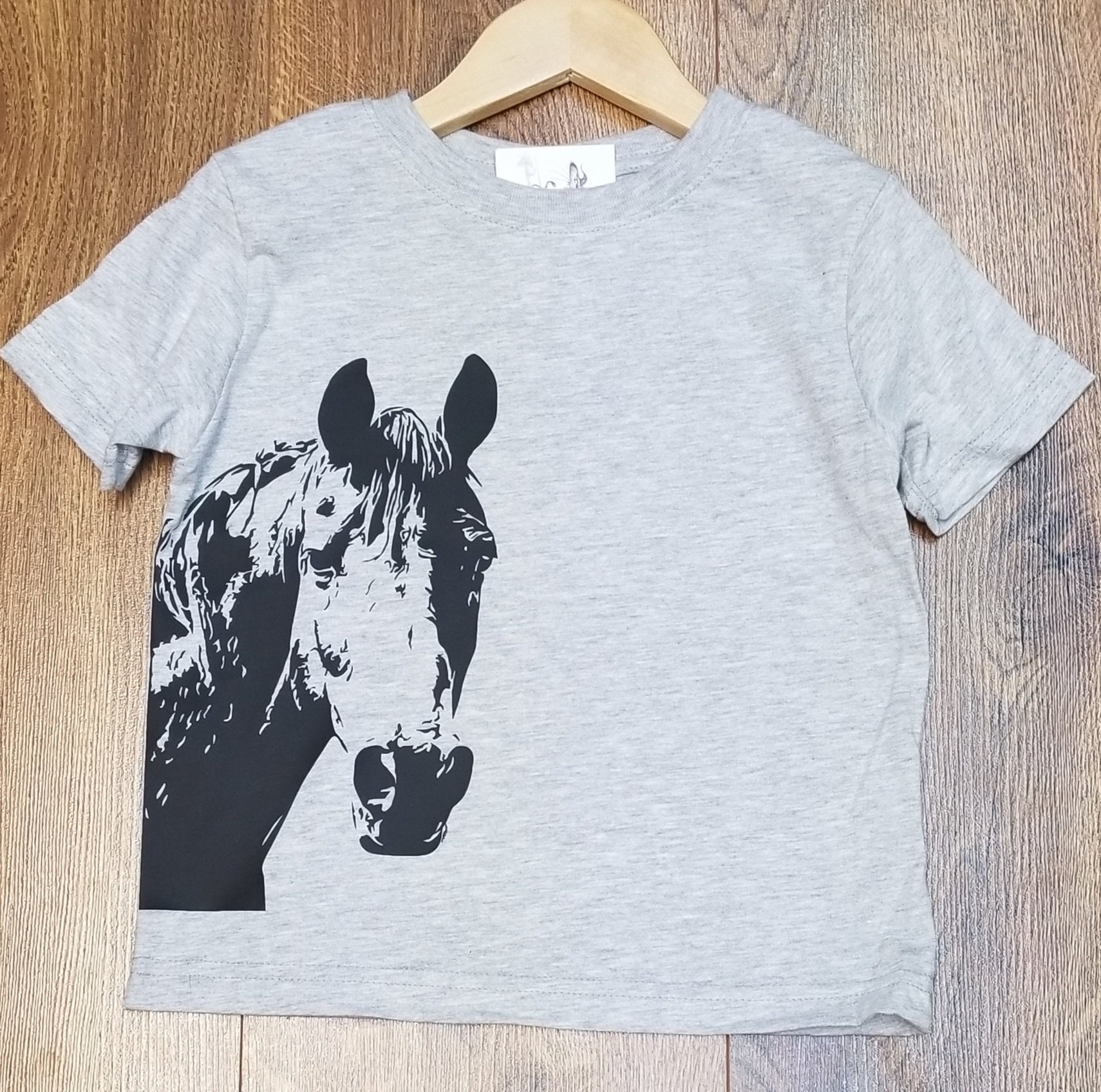 Horse Tee Kids Horse TShirt Kids Tshirt Farm Shirts Etsy
