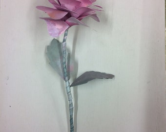 pink paper flower