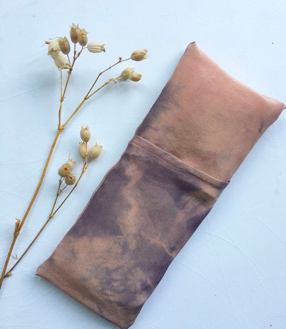 Lavender Eye Pillow Silk Eye Pillow Naturally Dyed Etsy
