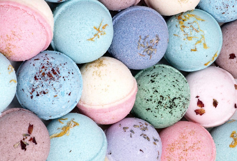 Natural Herbal De Luxe Large Bath Bombs Making Kit Etsy