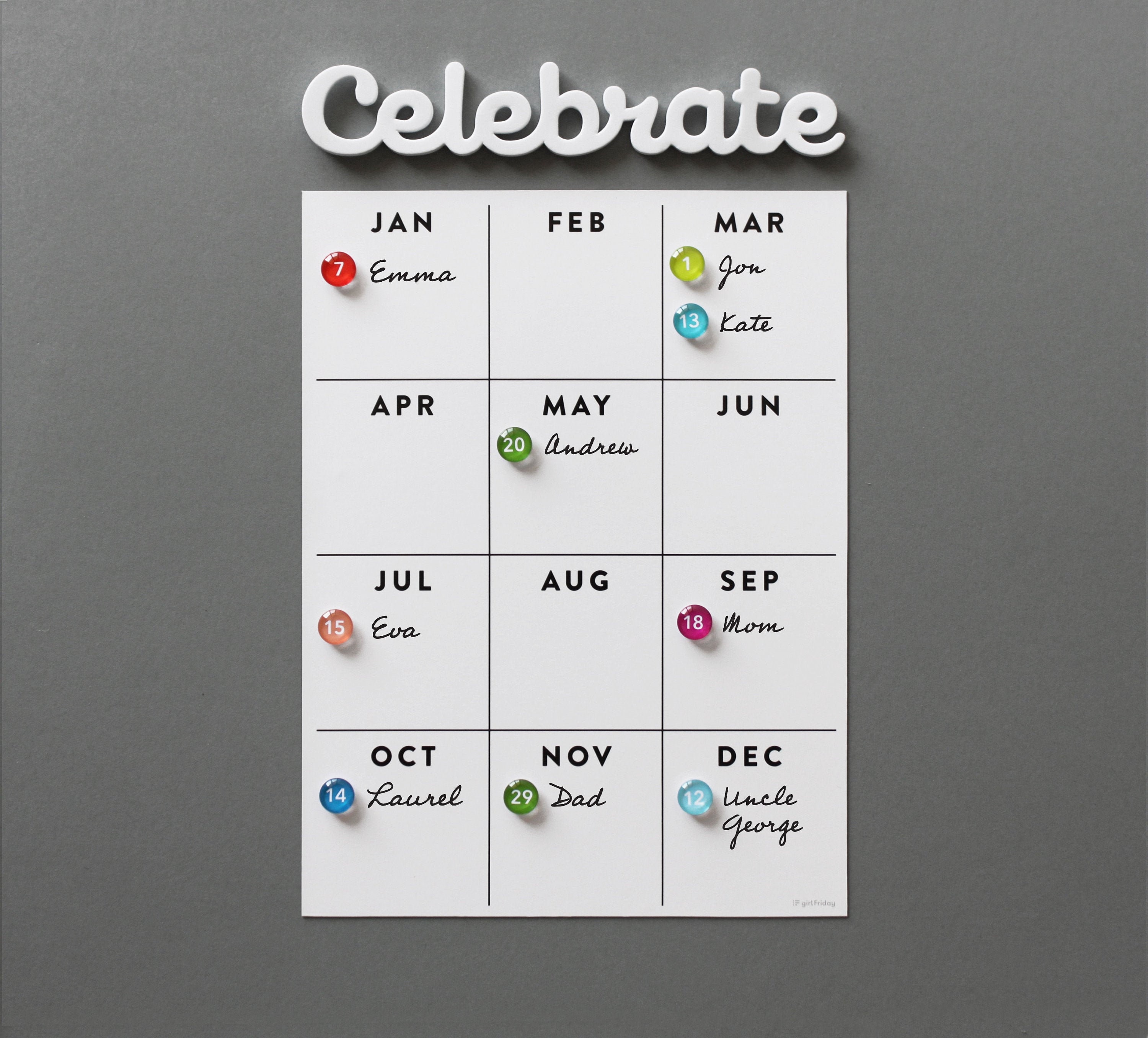 Chalkboard Calendar by TMWL