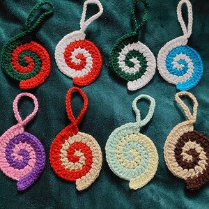 Crochet Swirl Ornament