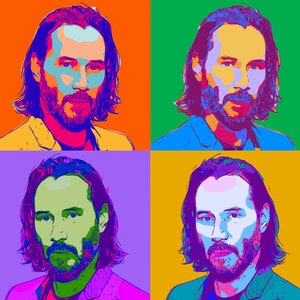 Custom Pop Art Portrait from your Photo DIGITAL, Personal pop art gift, Custom Couple pop art portrait