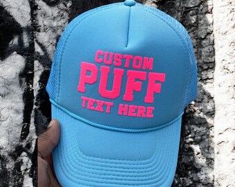 Custom 3D Puff Foam Hat – Trucker Hat for Parties, Personalized Embroidery, Unisex Custom Hat