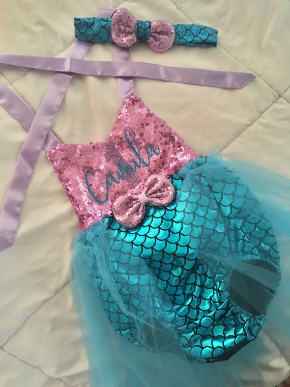 little mermaid swimsuit baby