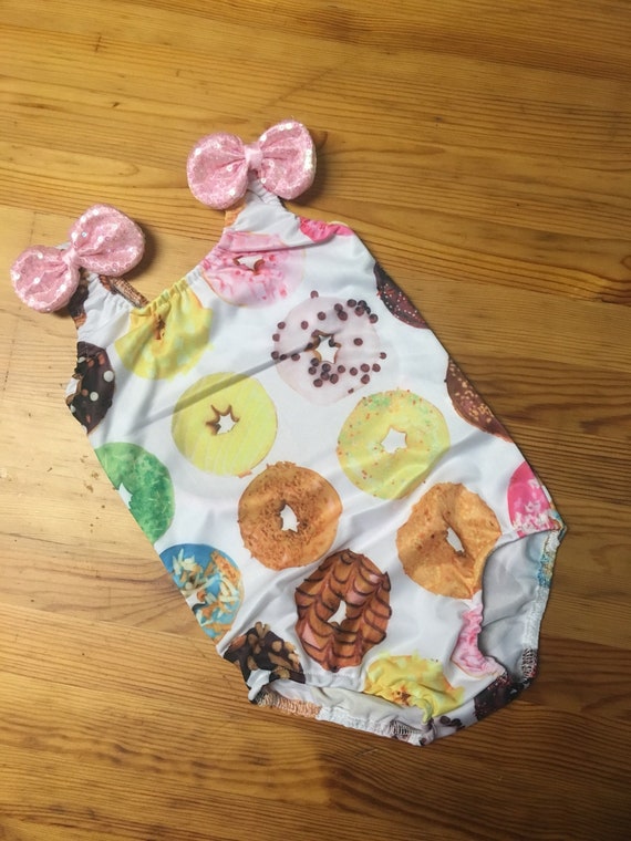 donut bathing suit baby