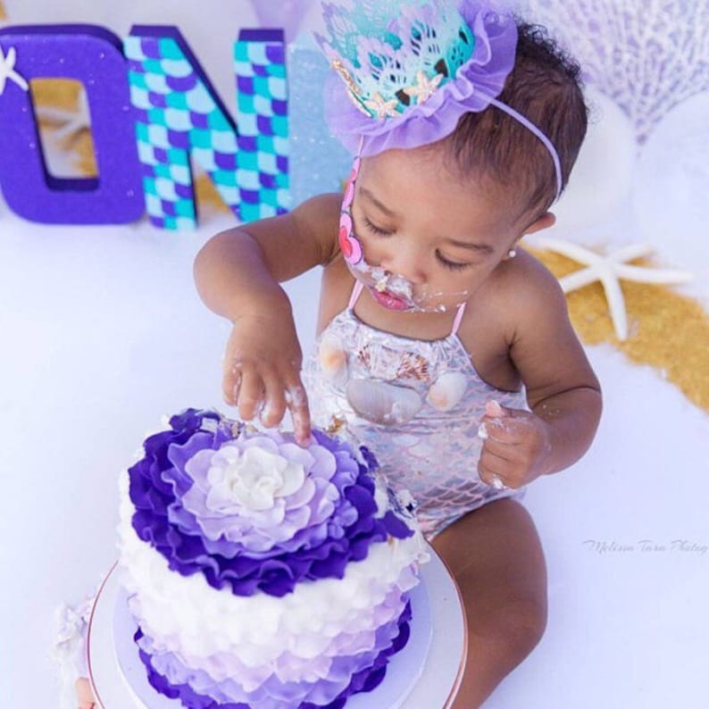 first birthday swimsuit girl